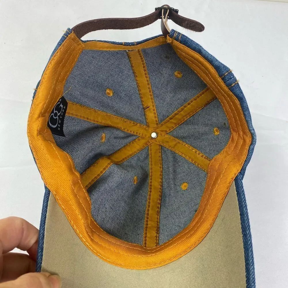 Denim Rhinestone Crown Cap - Picture 10 of 10